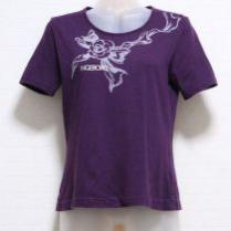 パープルリボンカメリアプリントTシャツ【9号】
