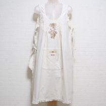 生成リボンテディ刺繍タブリエ