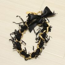 ゴールド×黒リボンチャーム