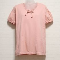 ピンクリボン付きTシャツ【L】