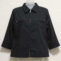 黒カメリアチャームジャケット
