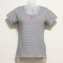 紺ボーダーTシャツ【3(M)】