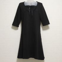 黒ローン使いカットソーチュニック