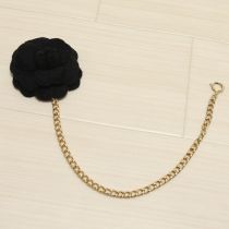 黒カメリア付き引っかけチェーン