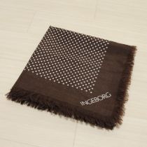 茶水玉フリンジストール