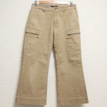 ベージュロゴ入りパンツ【M】