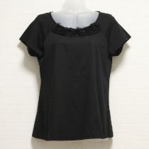 黒モチーフ使いカットソー【4(11号)】