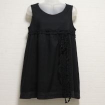 黒フリル使いチュニック