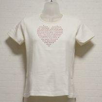 生成ハートプリントTシャツ【M】