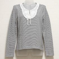 黒ボーダーレース使いカットソー【11号】