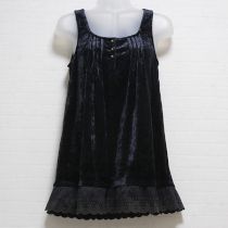 黒レース使いベロアチュニック