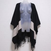 黒ストール風カーディガン