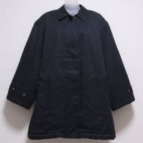 黒裏フェイクファーコート