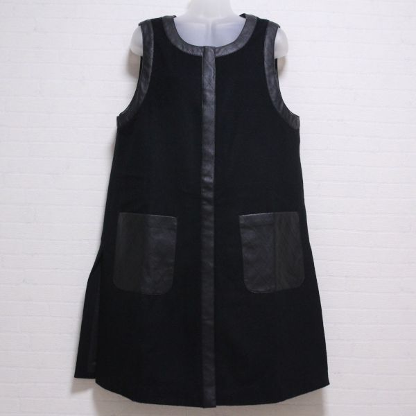 黒ウールカシミヤビーバージャンパースカート【3(9号)】 - ピンク 
