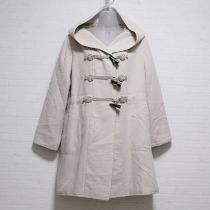 生成花モチーフ付きダッフルコート【3(9号)】