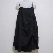 黒シャーリングキャミチュニック