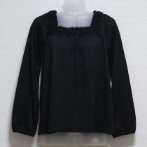 黒チュール使いカットソー
