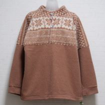 ベージュ系ノルディックフリース