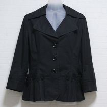 黒モチーフ付き薄手ジャケット【11号】