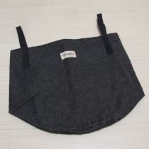 黒ロゴパッチバケツバッグ