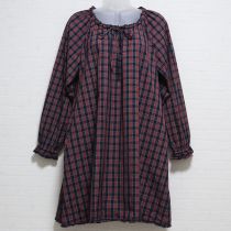 紺系チェックチュニック