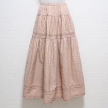 ピンク蔓薔薇スカート