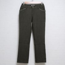 カーキモチーフ付きストレッチパンツ【7号】