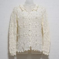 生成クロッシェカーディガン