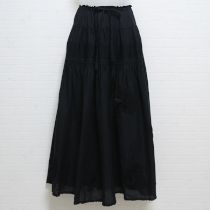 黒ハートパッチローンスカート