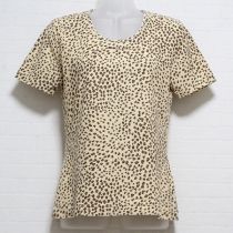 ベージュ系レオパードTシャツ