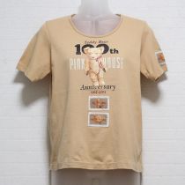 ベージュアニバーサリーテディTシャツ【M】