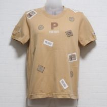 ベージュクッキーテリアTシャツ【M】