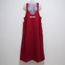 赤ロゴ入りジャンパースカート【L】