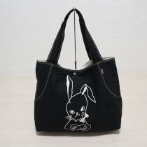 黒うさぎトートバッグ