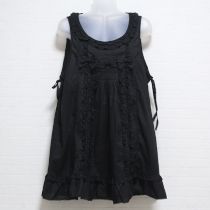 黒ピコフリルローンチュニック