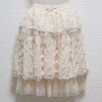 生成花びらチュール段々スカート☆