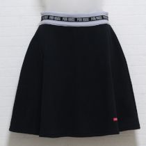 黒ロゴラインカットソースカート