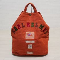 オレンジロゴ刺繍2WAYリュック