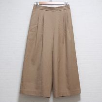 ベージュレース使いワイドパンツ【4(11号)】