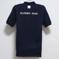 紺ロゴポロシャツ