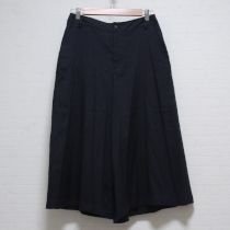 紺麻ブレンドワイドパンツ【4(11号)】