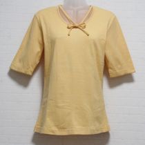 黄色チョーカー付きロゴTシャツ【L】