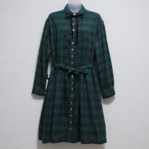グリーン系オリジナルタータンチェックチュニック