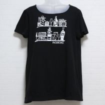 黒プリントロングカットソー【4(11号)】