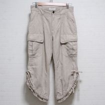 ベージュシャーリングカーゴパンツ【S】