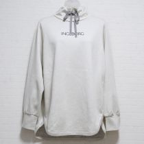 グレー系ロゴ入りカットソーチュニック
