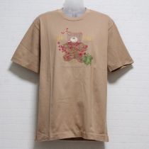 ベージュクッキーくまTシャツ