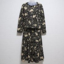 黒ライラックカットソー上下
