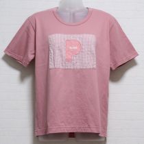 ピンクゼッケンTシャツ【M】