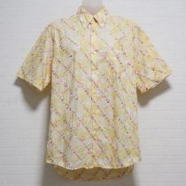 黄花刺繍シャツ【M】